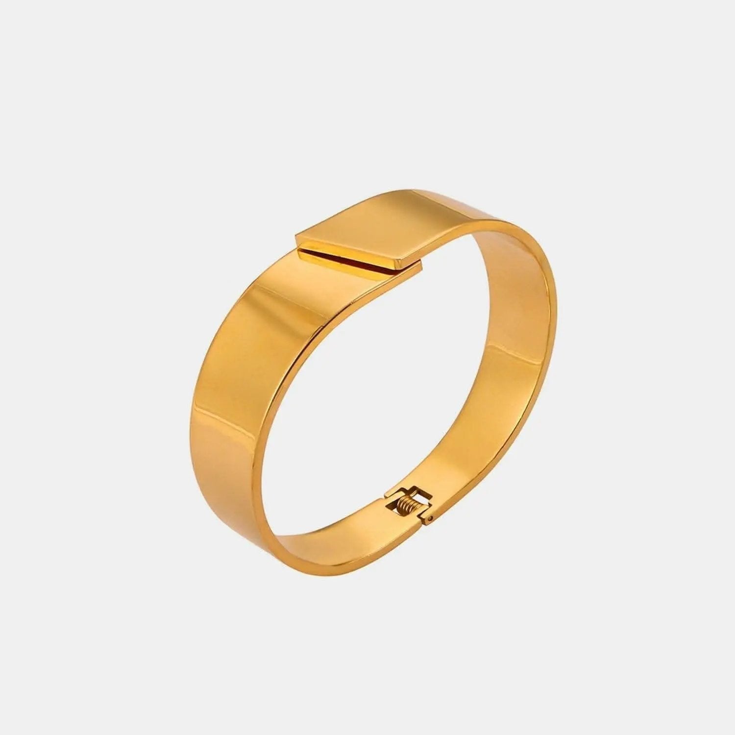 Gold-plated titanium bracelet - Love Salve
